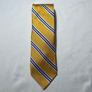 Chaps Yellow & Blue striped tie - PREPPY